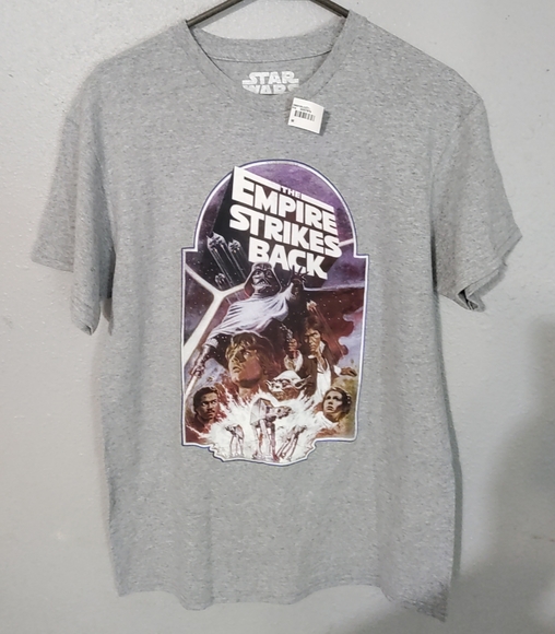 star wars mens shirt Size Medium The The Empire Strike Back NWTS.